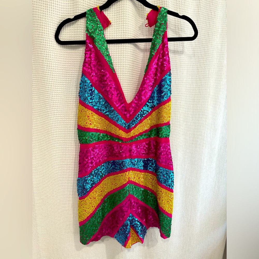 Nasty gal sequin romper